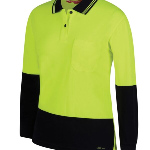 JB's LADIES HV L/S COMFORT POLO Thumbnail