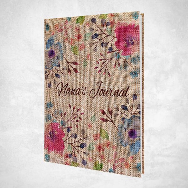 Blank Sublimatable Burlap Journal Thumbnail