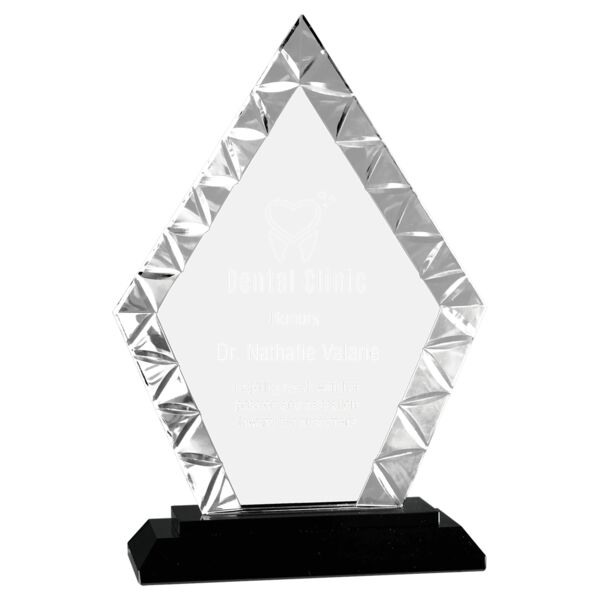 7 1/2" Diamond Accent Glass on Base Thumbnail