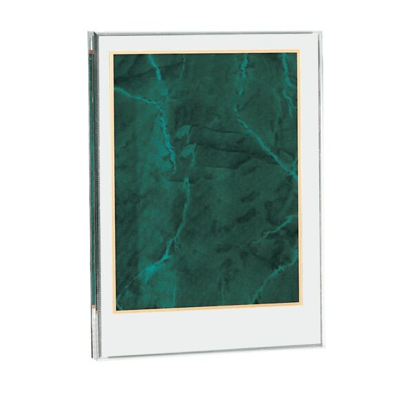 5" x 7 5/8" Emerald Marble Acrylic Award Upright Only Thumbnail