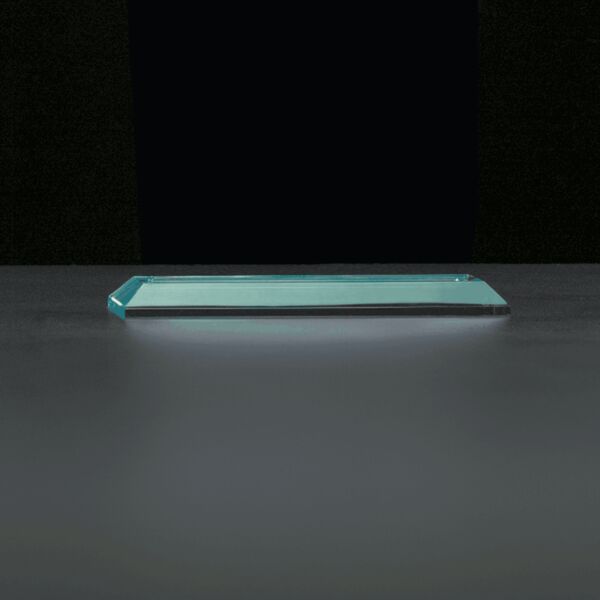 7 1/2" x 8 3/4" Arch Series Jade Acrylic Award-Base Only Thumbnail