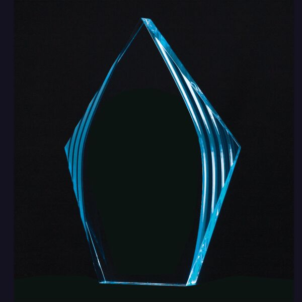 9 3/4" Flame Series Acrylic- Accented Upright Only Thumbnail