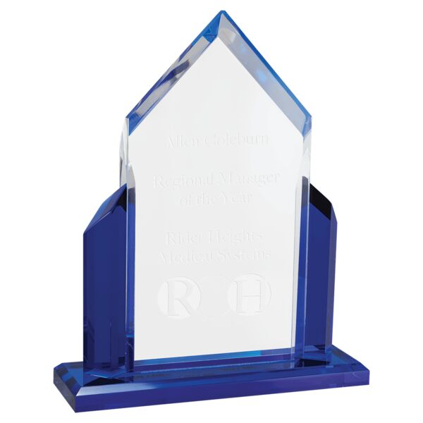 6 1/2" x 8" Peak Series Acrylic with Accents, Base Thumbnail