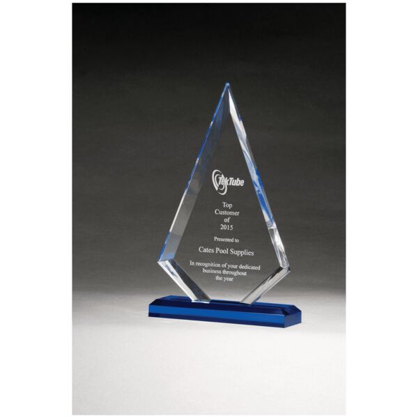 5 1/2" x 7 3/4" Arrow Series Acrylic with Highlights and Base Thumbnail