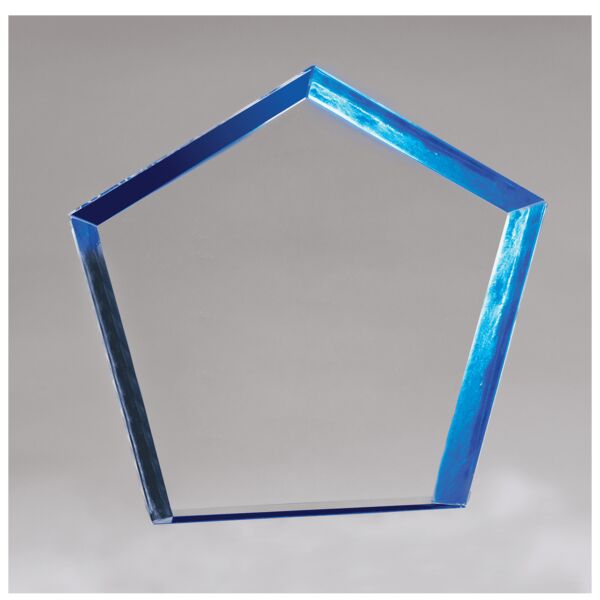9" Diamond Series Acrylic Award with Accent-Upright Only Thumbnail