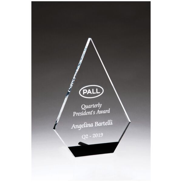 5" x 7" Diamond Series Acrylic with Accent and Post Thumbnail