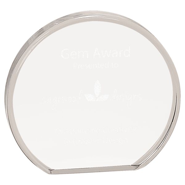 6" x 5 1/2" Round Acrylic Thumbnail