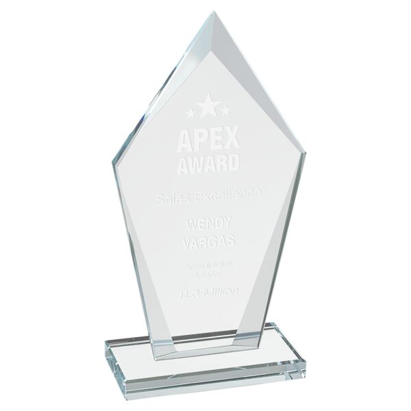 6 3/4" Diamond Glass Award Thumbnail