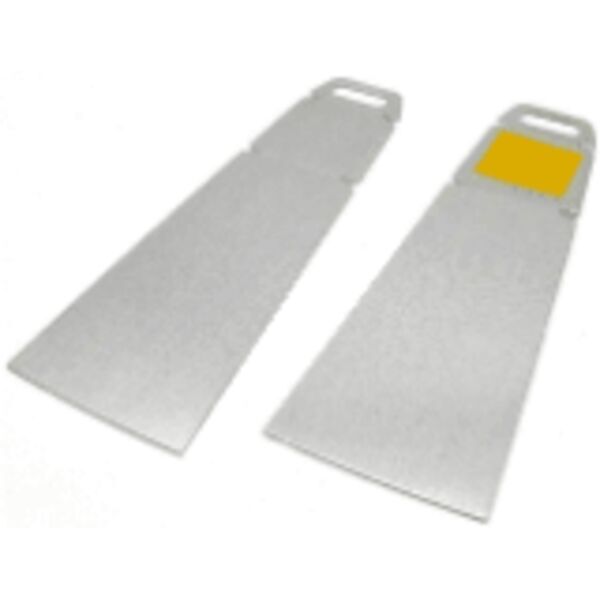 2.76" x 9.23" Aluminum Easel for 10" to 11" x 14" Photo Panels Thumbnail