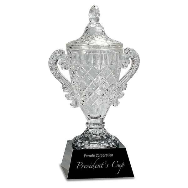 14" Crystal Cup on Pedestal Base Thumbnail