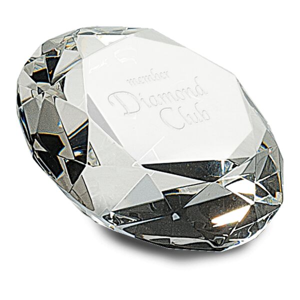 2 1/2" Crystal Diamond (4" Diameter) Thumbnail