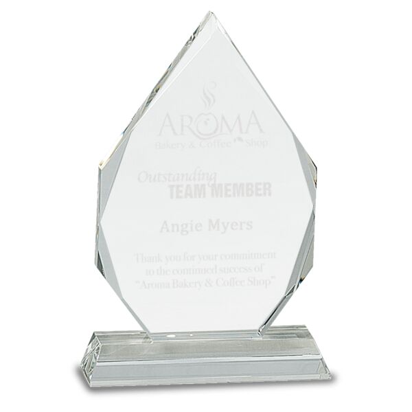 7" Diamond Crystal on Pedestal Base Thumbnail