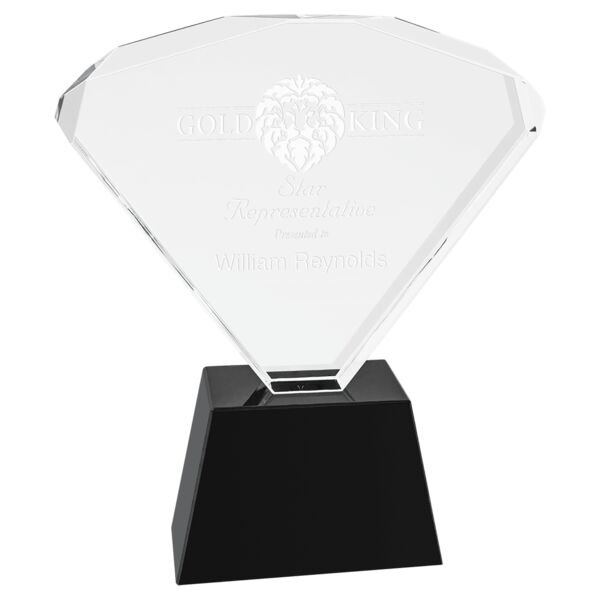 7 1/4" Crystal Fan with Base Thumbnail