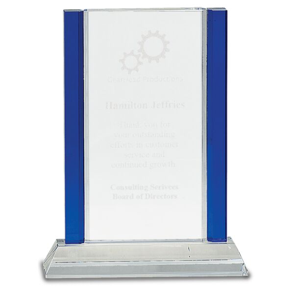 8 1/2" 2-Edge Crystal on Base Thumbnail