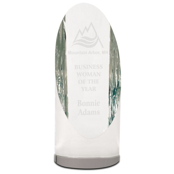 6 1/2" Crystal Cylinder Thumbnail