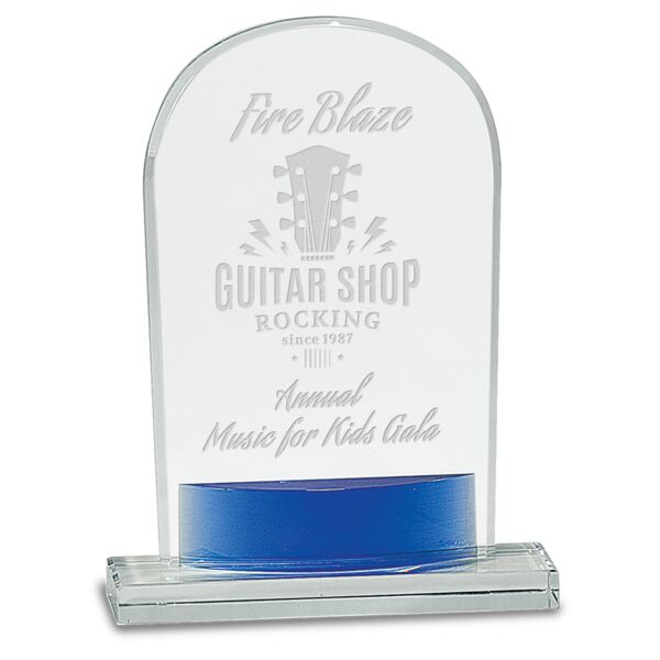 8 1/2" Crystal Arch with Accent Thumbnail