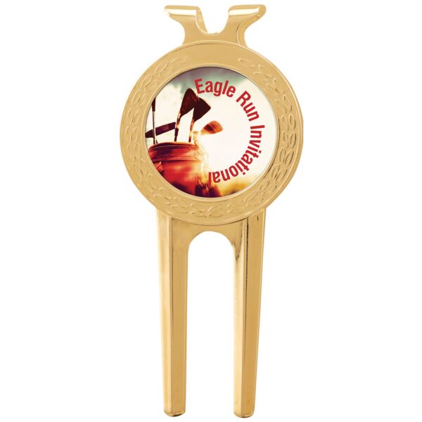 1 1/2" x 3" Divot Tool with Sublimatable Insert Thumbnail