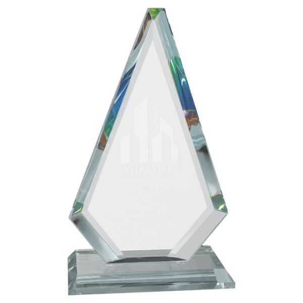 5 5/8" x 9 5/8" Diamond Series Jade Glass with Prism-Effect Top Thumbnail