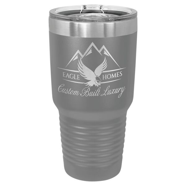 Polar Camel 30 oz. Dark Ringneck Tumbler with Slider Lid Thumbnail