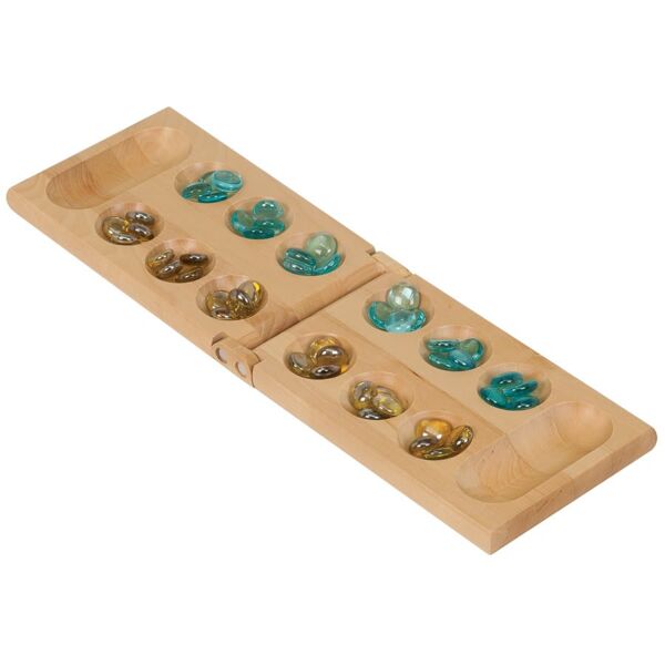 Wood Mancala Game Gift Set Thumbnail