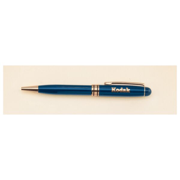 5 1/4" Brass Pen with Plastic Pen Case Thumbnail