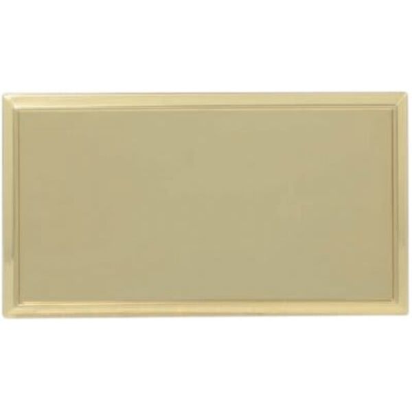 3" x 1 1/2" Square Corner Plastic Badge Frame Thumbnail