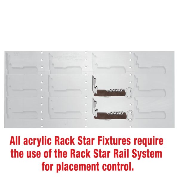 5 1/4" Wine Bottle Opener Fixture-Holds 12 Thumbnail