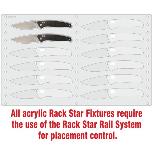 BR1501/BR1502 Bison River Knife Fixture-Holds 12 Thumbnail