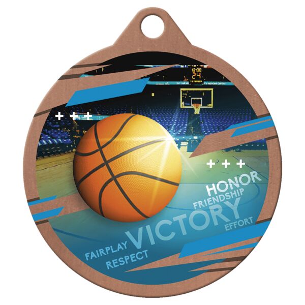 2" Inspire Basketball Medal Thumbnail