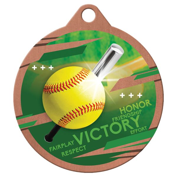 2" Inspire Softball Medal Thumbnail