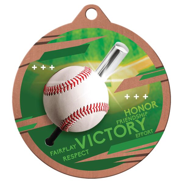2 3/4" Inspire Baseball Medal Thumbnail