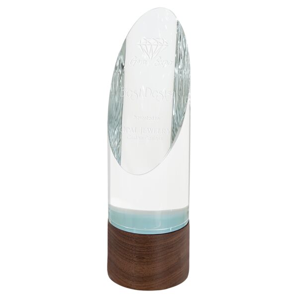 9" Cylinder Sierra Glass with Base Thumbnail