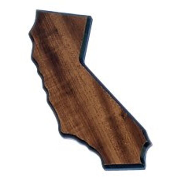 5 1/2" x 13" Finish Edge California State Plaque Thumbnail