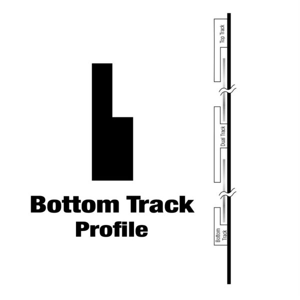 Gemini Pronto 8' Acrylic Bottom Profile Track for Changeable Copy Thumbnail