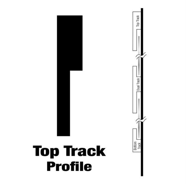 Gemini Pronto 8' Acrylic Top Profile Track for Changeable Copy Thumbnail