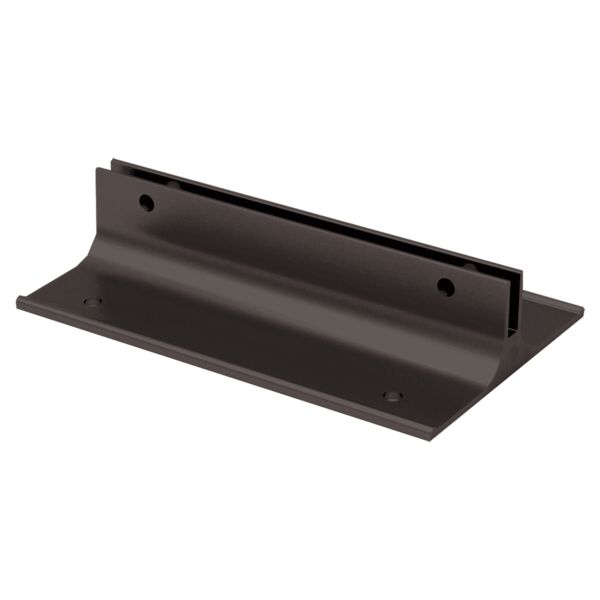 4", Kota Pro Aluminum Corridor Bracket, Fits 1/8" Thick Plastic Insert Thumbnail