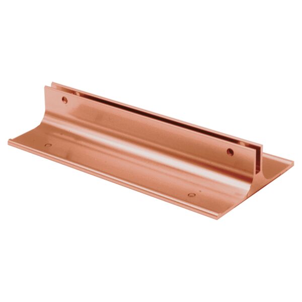 5", Polished , Kota Pro Aluminum Corridor Bracket, Fits 1/8" Thick Plastic Insert Thumbnail