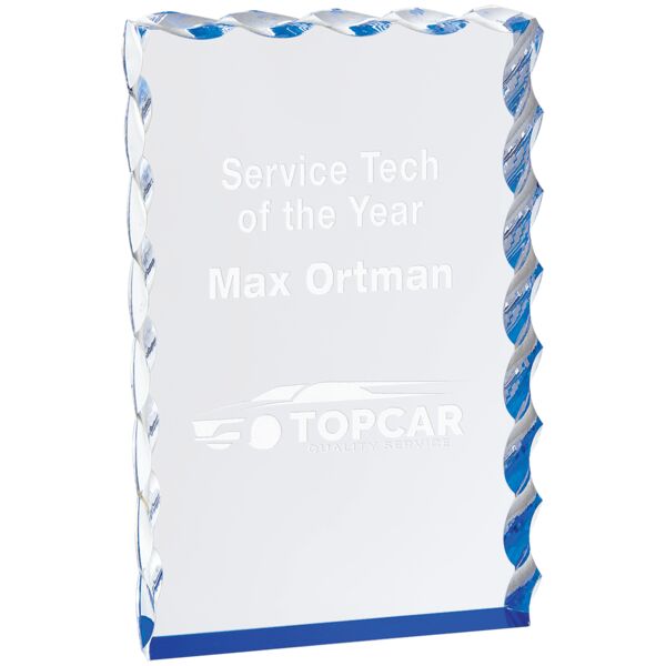 4" x 6" Wave Edge Acrylic Thumbnail