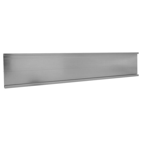 1 1/2" x 10", Satin, Kota Pro Aluminum Wall Bracket without Mounting Holes, Fits 1/16" Thick Plastic Insert Thumbnail
