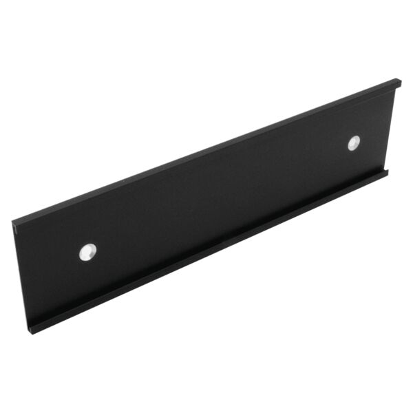 4" x 12", Kota Pro Aluminum Wall Bracket with Mounting Holes, Fits 1/16" Thick Plastic Insert Thumbnail