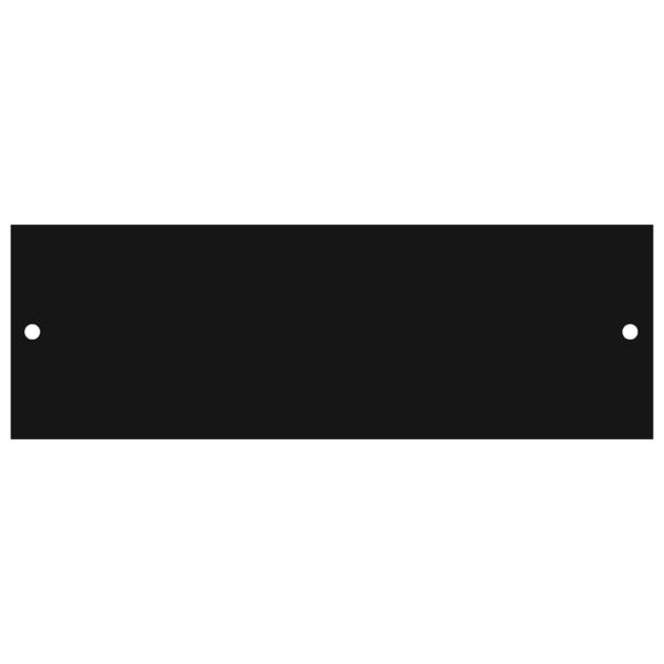 1 1/2" x 5 3/4" Brass Plate with Two Holes Thumbnail