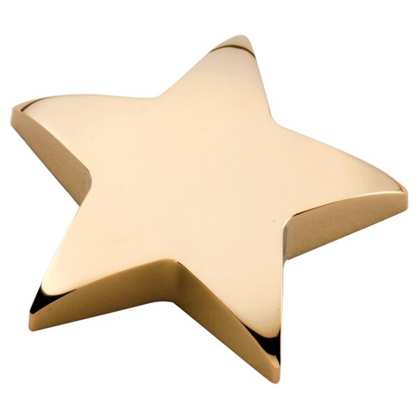 4" x 4" Metal Star Paperweight Thumbnail