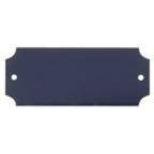 2 1/2" x 1" Laserable Aluminum Perpetual Plate Thumbnail