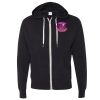 Unisex Heathered French Terry Full-Zip Hooded Sweatshirt Thumbnail