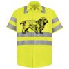 Men's High Visibility Safety Short Sleeve Work Shirt Thumbnail