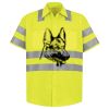 Men's High Visibility Safety Short Sleeve Work Shirt Thumbnail
