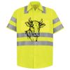 Men's High Visibility Safety Short Sleeve Work Shirt Thumbnail