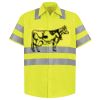 Men's High Visibility Safety Short Sleeve Work Shirt Thumbnail