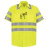 Men's High Visibility Safety Short Sleeve Work Shirt Thumbnail
