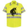 Men's High Visibility Safety Short Sleeve Work Shirt Thumbnail